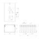 Unex Goulotte de câblage gris clair RAL7035 40x60 40.60.88