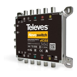 unex Multischalter MSU5216C 5 in 2x16 dCSS kaskadierbar NEVO-SCR