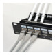 unex Plaque frontale 19" 1U incl. 24x CAT6AB-UFBCAT6AB-S