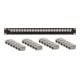 unex Plaque frontale 19" 1U incl. 24x CAT6AB-UFBCAT6AB-S