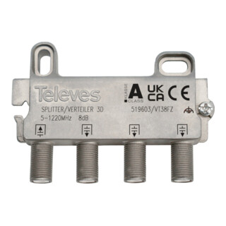 unex Répartiteur 3f. VT38FZ 8dB 5-1218MHz