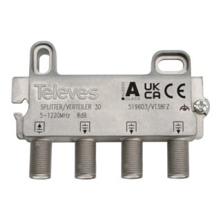 unex Verteiler 3f. VT38FZ 8dB 5-1218MHz