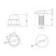 Unex Vis pour guidage de câble 66809