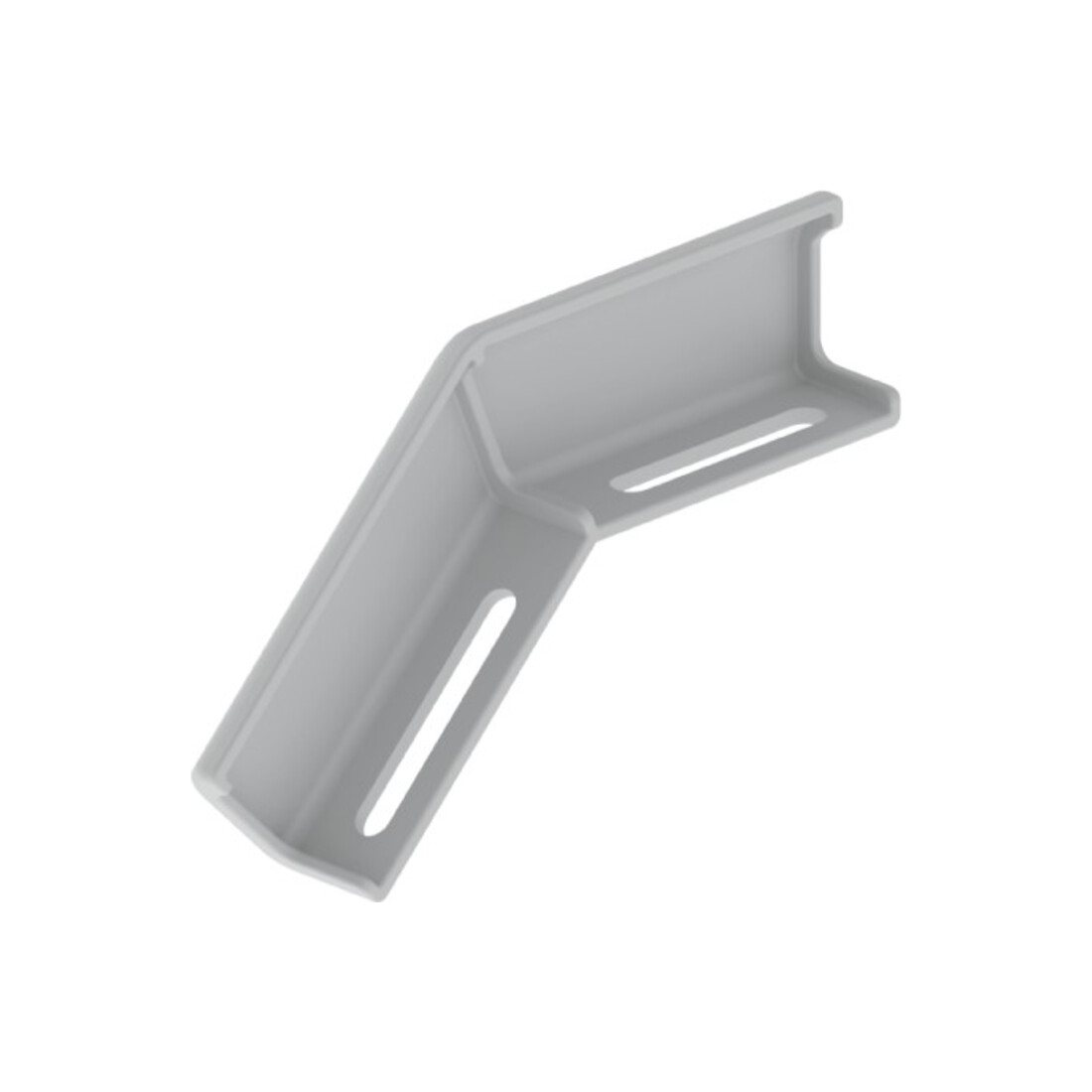 Unex Winkelverbinder fallend, lichtgrau 66842