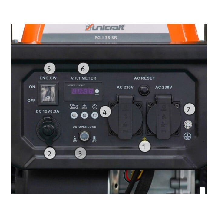 Unicraft Inverter-Stromerzeuger PG-I 35 SR