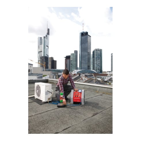 Unité de maintenance Rothenberger ROKLIMA® MULTI 4F Pression 0,01 mbar Capacité d'aspiration42l/min