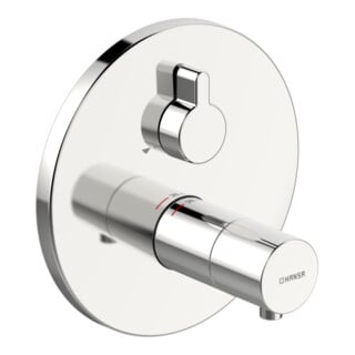 Unité fonctionnelle Hansa HANSALIVING m Decorset f TH mitigeur bain chromé