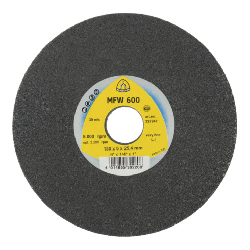 UNITIZED WHEEL 600 Disques texture Klingspor 150 x 3 x 25,4 mm gros carbure de silicium