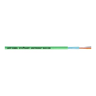 UNITRONIC Câble bus 2X2X0,8 PVC vert