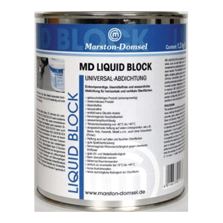 Univ.Abdichtung Liquid-Block grau 1,20kg Dose MARSTON