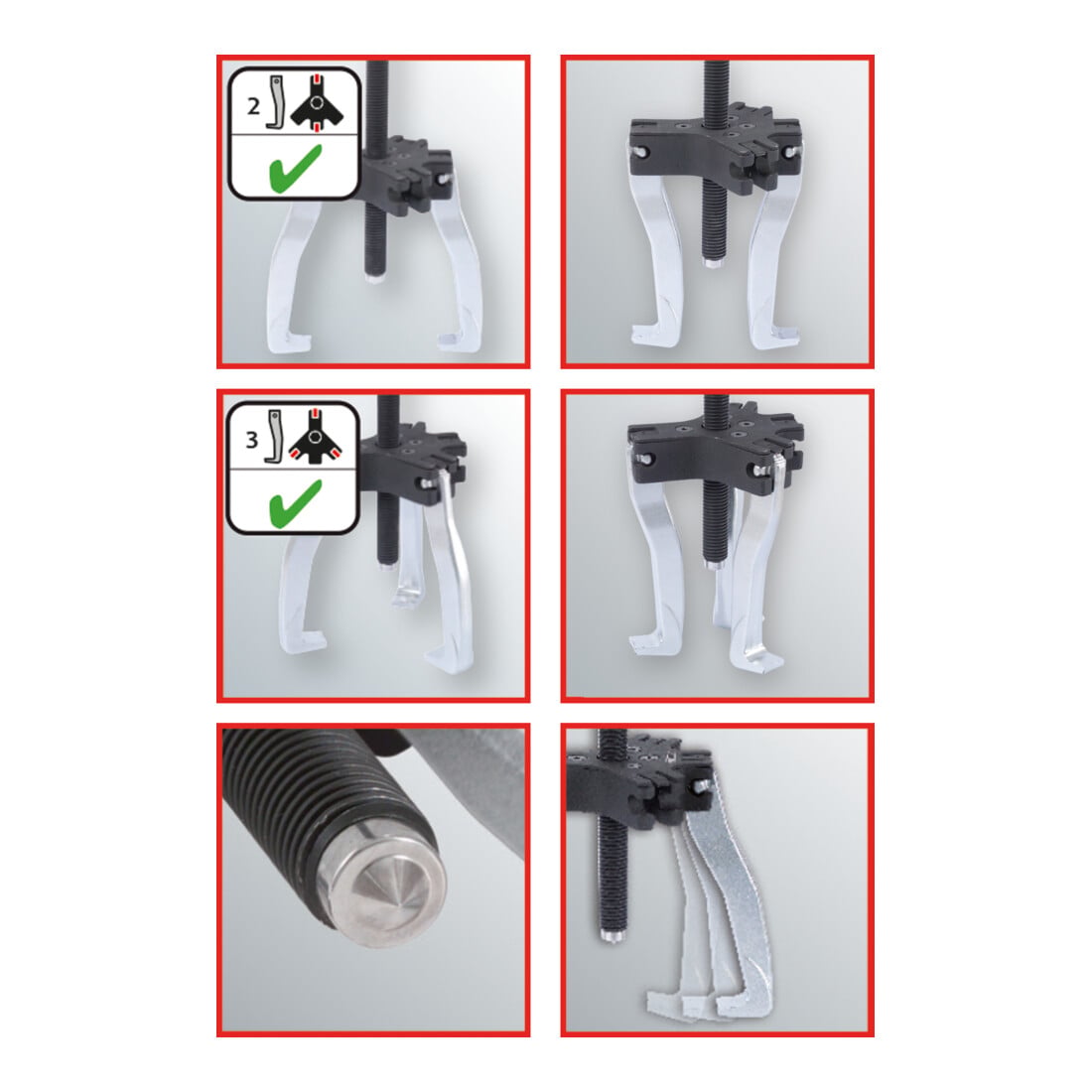KS Tools extracteur universel 2+3 bras