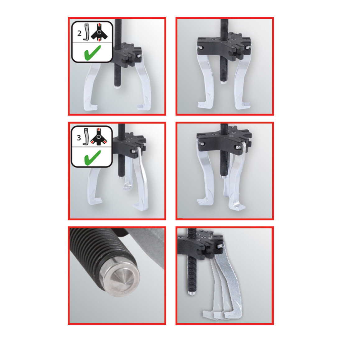KS Tools extracteur universel 2+3 bras