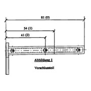 Universal-Blindzylinder UBZ 1 pour épaisseurs de porte 84-154 mm ma vern-3