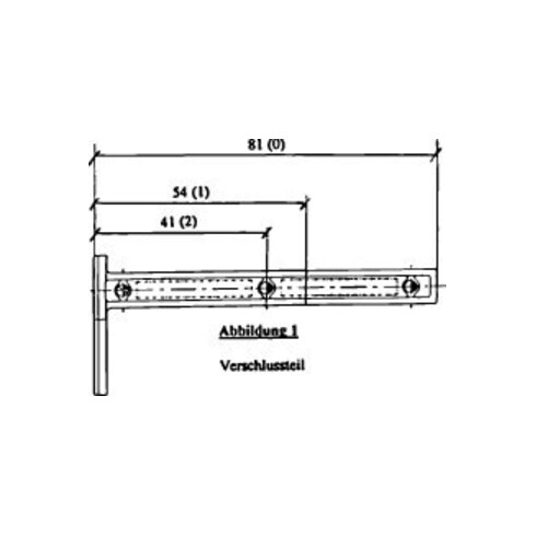 Universal-Blindzylinder UBZ 1 Türdicken 84-154mm ma vern
