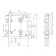 Universal-Kastenschloss 79BK DIN L/R BB 60mm BEVER-3