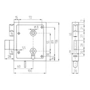 Universal-Kastenschloss 79BK DIN L/R BB 60mm BEVER-3