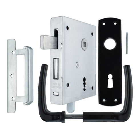 Universal-Kastenschloss DIN L/R BB hebende F 60mm BEVER