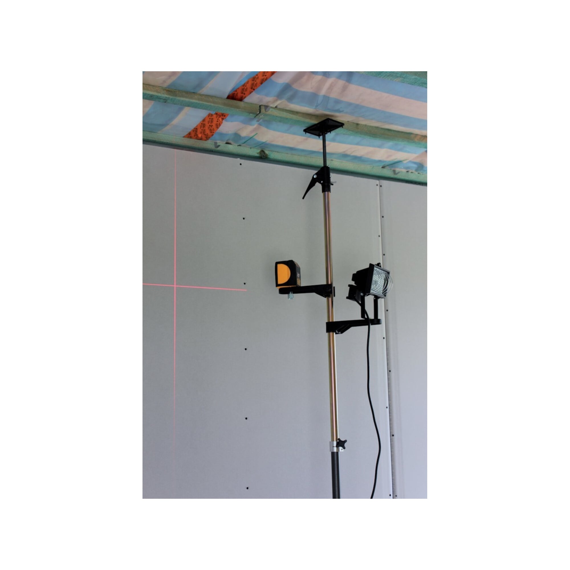 Universalhalter für Laser und Lampe ; Glück
