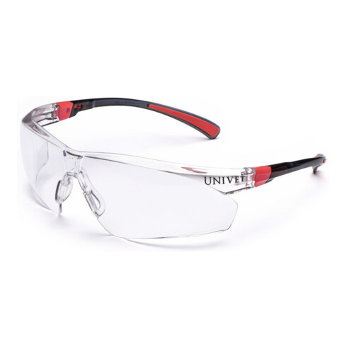 UNIVET Brille 506 UP schwarz rot