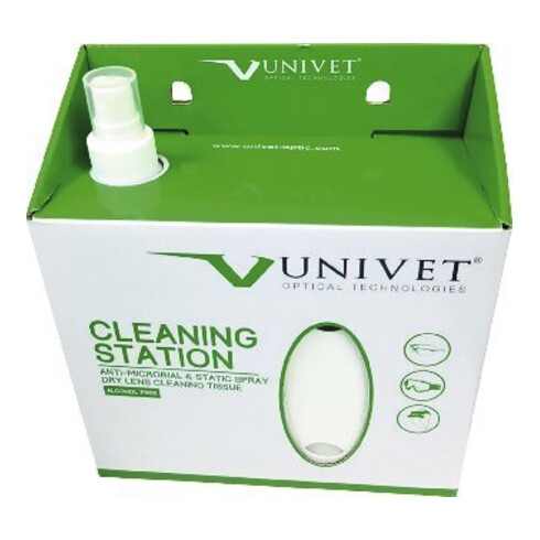 UNIVET Station de nettoyage lunettes 250ml 280 lingettes