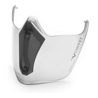 UNIVET Visier für Vollsichtbrille 6X3, klar/schwarz