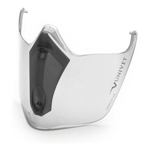 UNIVET Visière pour lunettes panoramiques 6X3, clair/noir