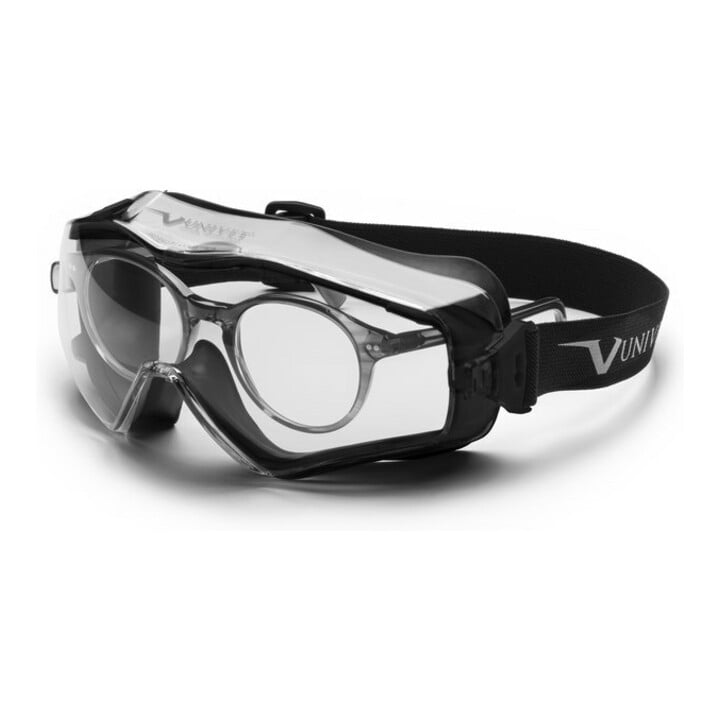 UNIVET Vollsichtbrille 6X3 schwarz