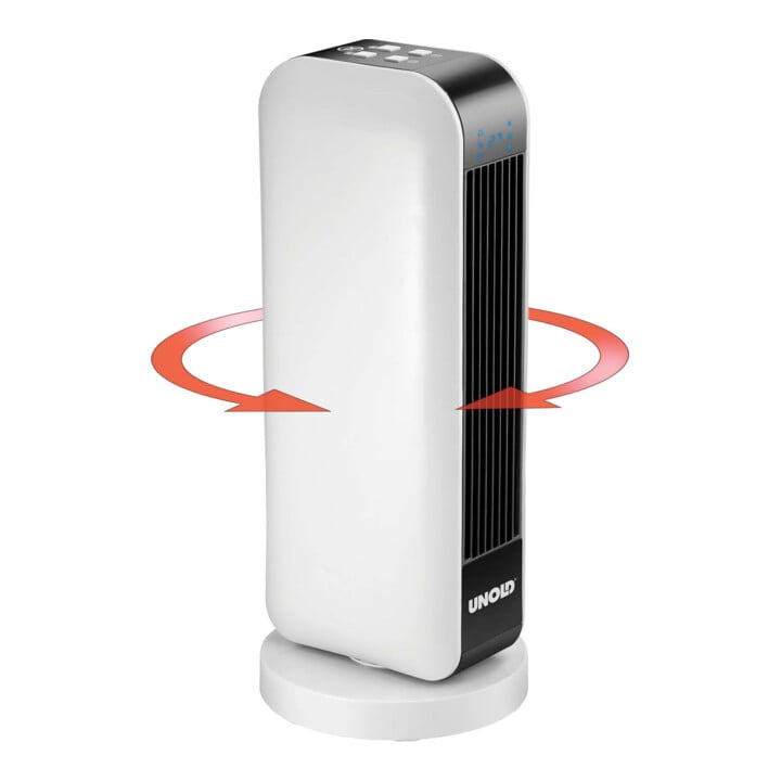 Unold Keramik-Heizlüfter m.FB, oszillierend, ws 86430 CeramicFanHeat