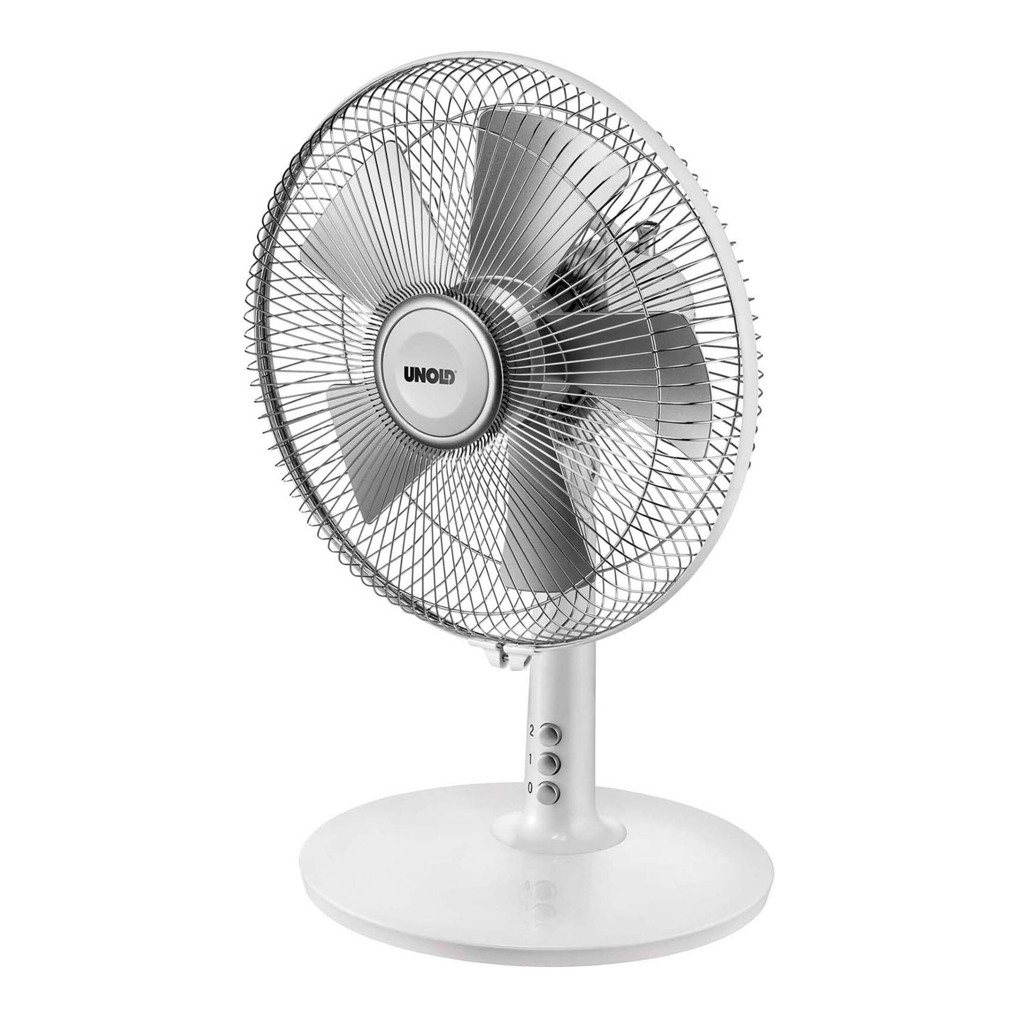 Unold Tischventilator Silverline 25cm 86810 ws/si