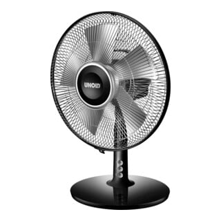 Unold Tischventilator Silverline 25cm 86817 sw
