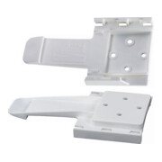 Unterlegkeil-Halterung Set Hartplastik L285xB120xH20mm G.0,09kg weiß 2 St./Set