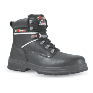 UPower Schnürstiefel EN 20345 S3 CI SRC Performance Gr. 46 Glattleder schwarz