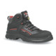 UPower Sicherheits-Schnürstiefel EN20345 ESD S3 Teak Gr.45 Glattleder schwarz Überkappe-1