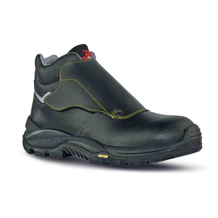 UPower Sicherheits-Schweißerstiefel EN 20345 S3 HRO SRC Bulls Gr. 40 Glattleder schwarz