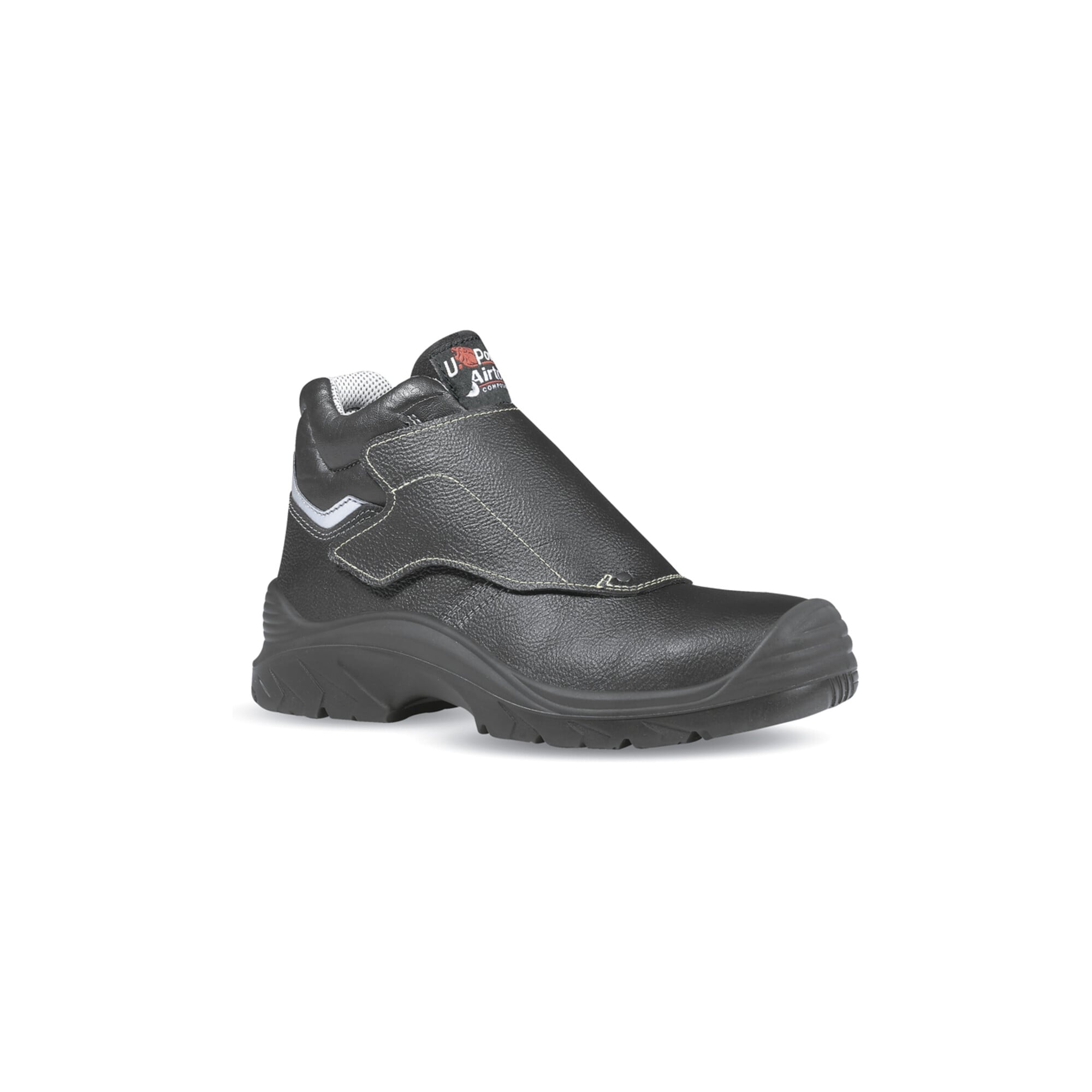 UPower Sicherheits-Schweißerstiefel EN 20345 S3 HRO SRC Bulls Gr. 45 Glattleder schwarz ; U-POWER