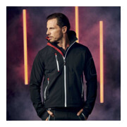 U-Power Softshelljacke Metropolis schwarz/carbon-4