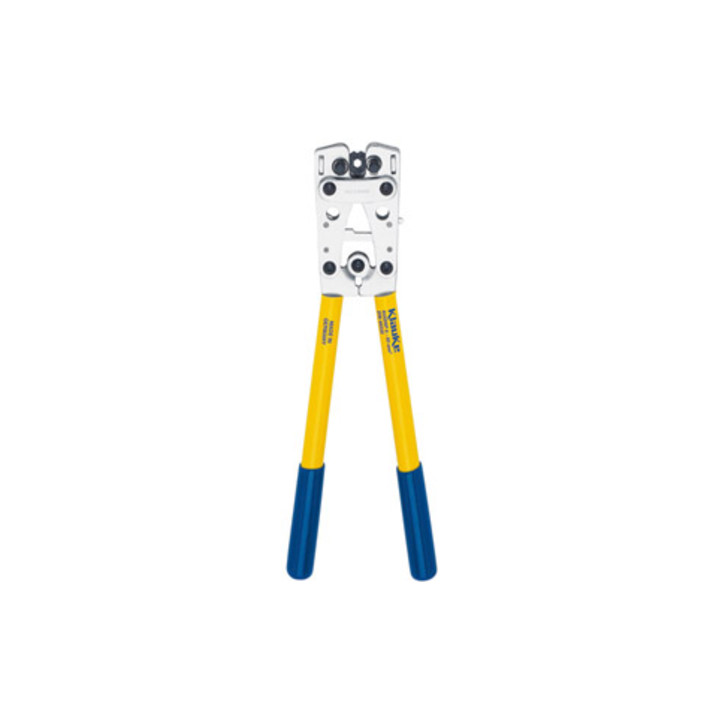 Utensile di pressatura Klauke, dispositivo di bloccaggio p. cabl. e conn. di pressatura DIN 46235/DIN 46267 6-50 mm²