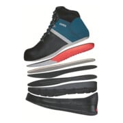 uvex Bottes 3 asphaltpro S3 noir bleu largeur 12 taille 44-2