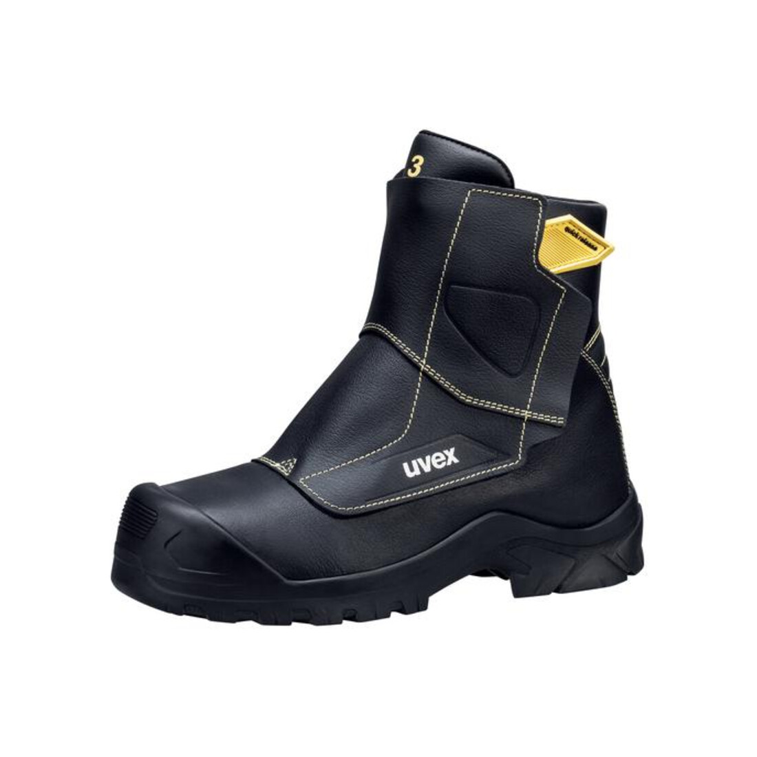 uvex Bottes 3 foundry S3 noires largeur 11 taille 49