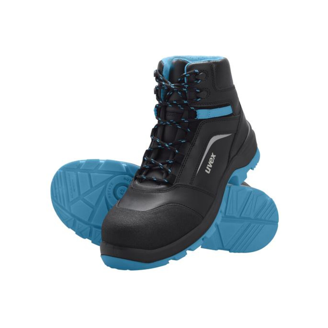 Botte de sécurité Uvex S3 SRC uvex 2 xenova® en cuir, bouchon en plastique uvex xenova®.