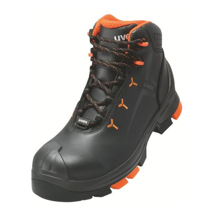 uvex Bottines à lacets noires/oranges uvex 2, S3, pointure EU 35, 092136 35