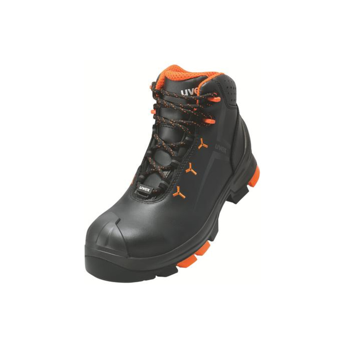 UVEX Bottines à lacets noires/oranges uvex 2, S3