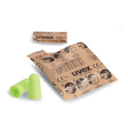Uvex Bouchons d’oreille uvex x-fit, vert, SNR 37 dB, taille M-2