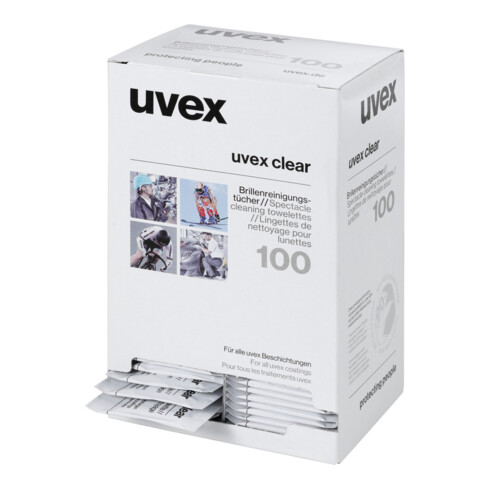 UVEX Brillenreinigungstücher 100 Stück