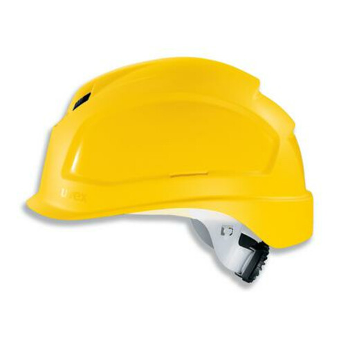Uvex Casque de protection uvex pheos, taille 52 cm - 61 cm, jaune, visière courte