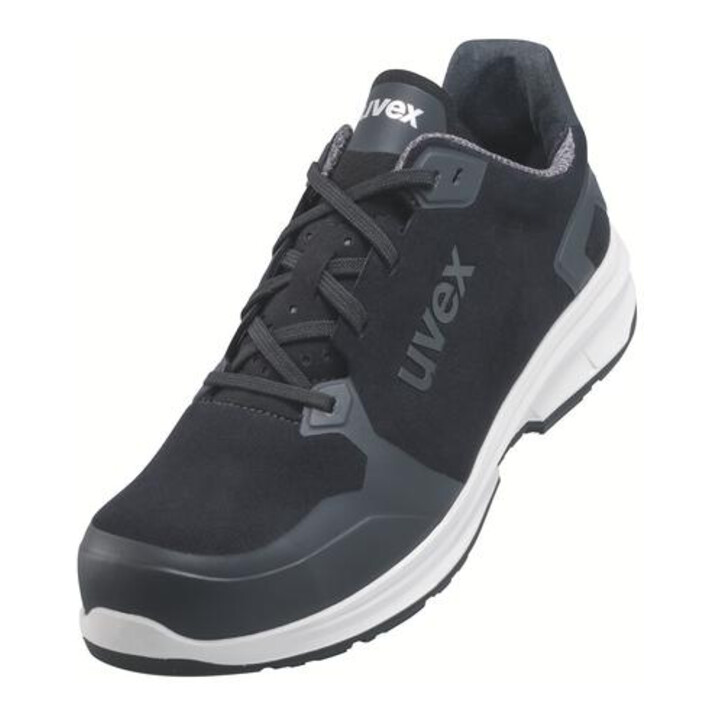 uvex Chaussure basse noir/blanc uvex 1 sport, S3, pointure UE : 48