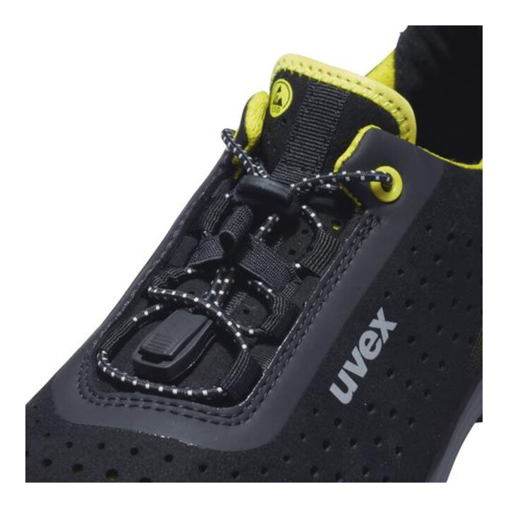 uvex Chaussures basses 1 G2 S1 noir jaune largeur 11 taille 35