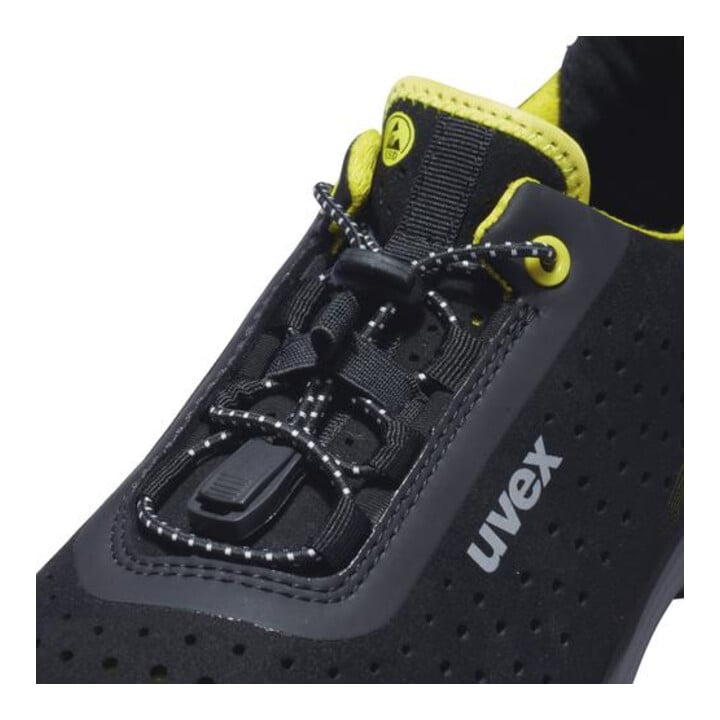 uvex Chaussures basses 1 G2 S1 noir jaune largeur 11 taille 37