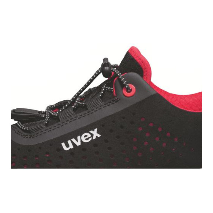 uvex Chaussures basses 1 G2 S1 noir rouge largeur 12 taille 39