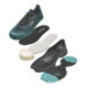 uvex Chaussures basses 1 G2 S1P noir vert bleu largeur 11 taille 48
